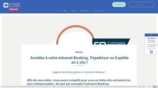 
                            6. Accédez à votre extranet Booking, Tripadvisor ou Expédia en 1 clic