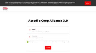 
                            1. Accedi a Coop Alleanza 3.0