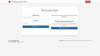 
                            2. Accedi a Gaia - Il Progetto Gaia - Croce Rossa Italiana - Gaia CRI