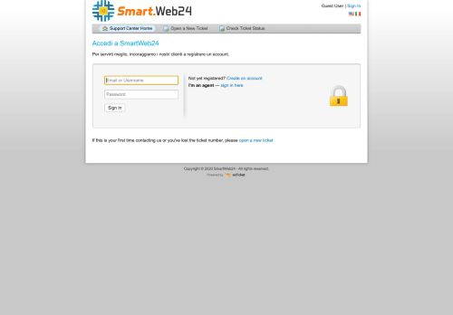 
                            5. Accedi a SmartWeb24