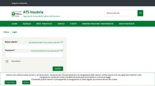 
                            5. Accedi - ATS Insubria