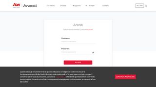 
                            4. Accedi - Avvocati - Aon