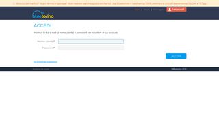 
                            7. Accedi - | Bluetorino