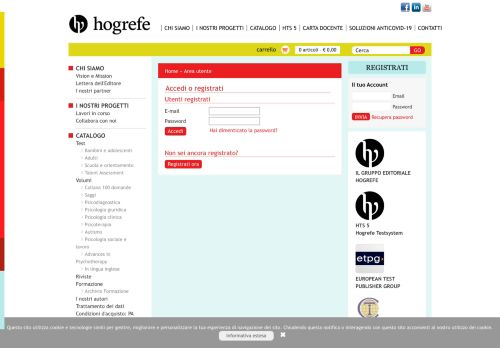 
                            2. Accedi - Hogrefe