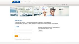
                            9. Accedi per acquistare in Alphabet | Auto Usate | Furgoni Usati ...