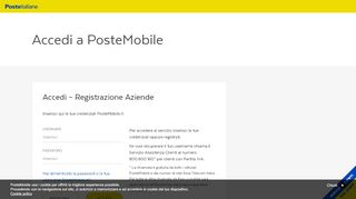 
                            1. Accedi - PosteMobile