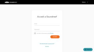 
                            1. Accedi - Soundreef