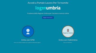
                            7. Accedi tramite LoginUmbria - Lavoro per Te Umbria - Regione Umbria