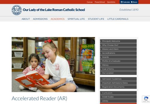 
                            9. Accelerated Reader (AR) | Our Lady of the Lake Roman Catholic School