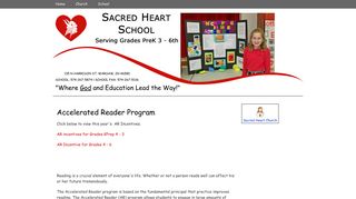 
                            8. Accelerated Reader Program | Sacred Heart Church & School