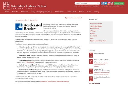
                            13. Accelerated Reader - Saint Mark Lutheran School