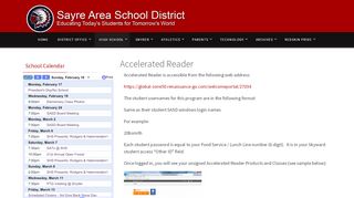 
                            11. Accelerated Reader | Sayre School District