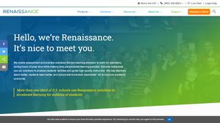 
                            3. Accelerating learning for all - K–12 edtech software | Renaissance