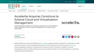 
                            9. Accelerite Acquires Convirture to Extend Cloud and Virtualization ...