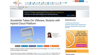 
                            5. Accelerite Takes On VMware, Nutanix with Hybrid Cloud Platform