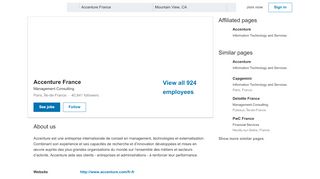 
                            5. Accenture France | LinkedIn