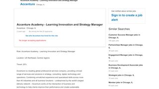 
                            11. Accenture hiring Accenture Academy - Learning Innovation and ...