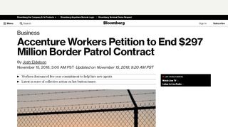 
                            9. Accenture Staff Are Organizing to End Border Patrol Contract ...