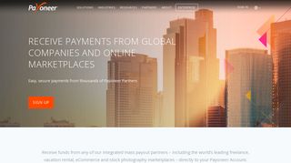 
                            3. Accept Payments Online From Global Companies and ... - Payoneer