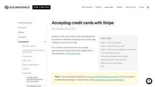 
                            11. Accepting credit cards with Stripe – Squarespace Help