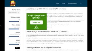 
                            6. Acceptlån | Få et Accept lån hurtigt her via Lån7.dk - Lån penge nu