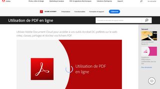 
                            5. Accès à Adobe Acrobat DC en ligne, pour le web | Adobe Learn ...