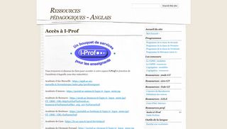 
                            5. Accès à I-Prof - Ressources pédagogiques - Anglais - Google Sites