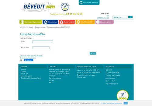 
                            4. Accès au compte non affilié FFEPGV - Gevedit