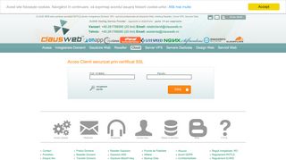 
                            12. Acces Clienti CLAUS WEB