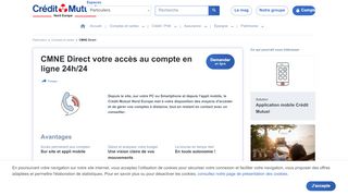 
                            6. Accès Compte - CMNE Direct | Crédit Mutuel Nord Europe