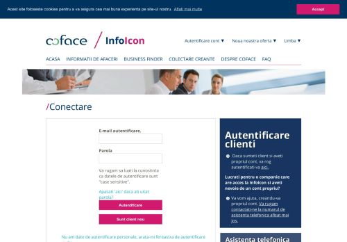 
                            6. Acces Online ICON pentru clienti - Coface-ICON