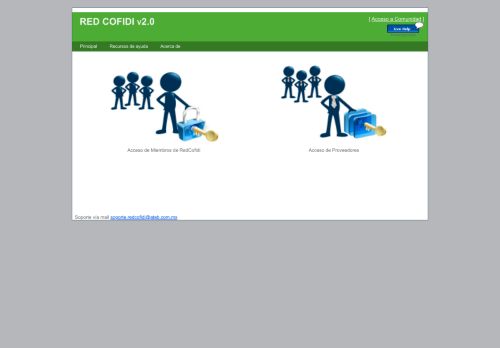 
                            2. Acceso a Comunidad - Red COFIDI - ATEB