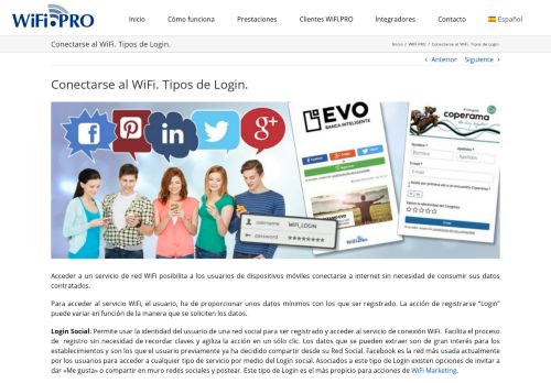 
                            1. Acceso a la red WiFi. Tipos de Login que gestiona la ... - WiFi.PRO