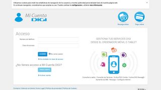 
                            7. Acceso a Mi Cuenta DIGI