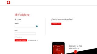 
                            8. Acceso a Mi Vodafone | Vodafone Particulares