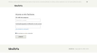 
                            3. Acceso a mis facturas - Idealista
