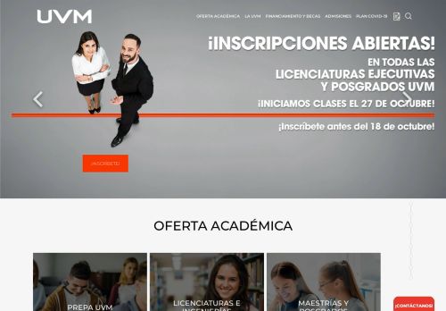 
                            1. Acceso a my.uvm.edu.mx | Comunidad UVM
