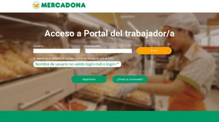 
                            7. Acceso a Portal del trabajador/a - Mercadona
