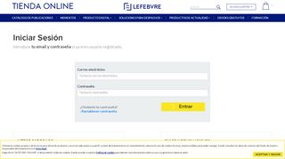 
                            3. Acceso a tienda online | Lefebvre-El Derecho