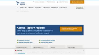 
                            2. Acceso, login y registro | Liberty Seguros