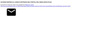 
                            7. acceso rapido al login o entrada del portal del sena sofia plus