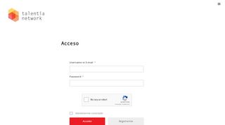 
                            4. Acceso | Red Talentia