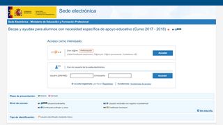 
                            2. acceso - Sede Electrónica - Ministerio de Educación y Formación ...