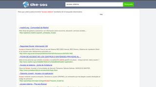 
                            5. acceso sidema - The-sos Buscar