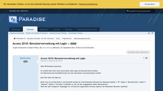 
                            2. Access 2010: Benutzerverwaltung mit Login ...