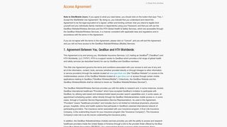 
                            6. Access Agreement - GeoBlue