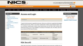 
                            7. Access and Login | National Institute for Computational Sciences