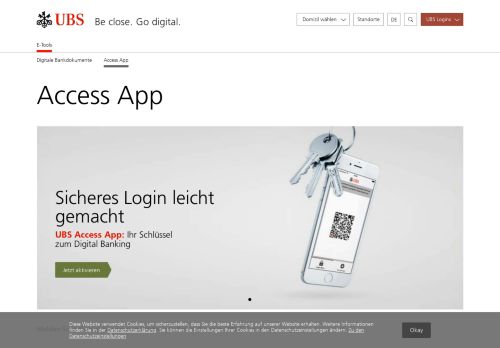 
                            2. Access App: sicheres Login leicht gemacht | UBS Finanzintermediäre
