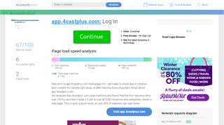 
                            3. Access app.4castplus.com. Log In