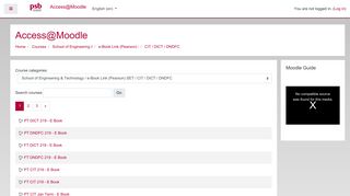 
                            12. Access@Moodle: CIT / DICT / DNDFC